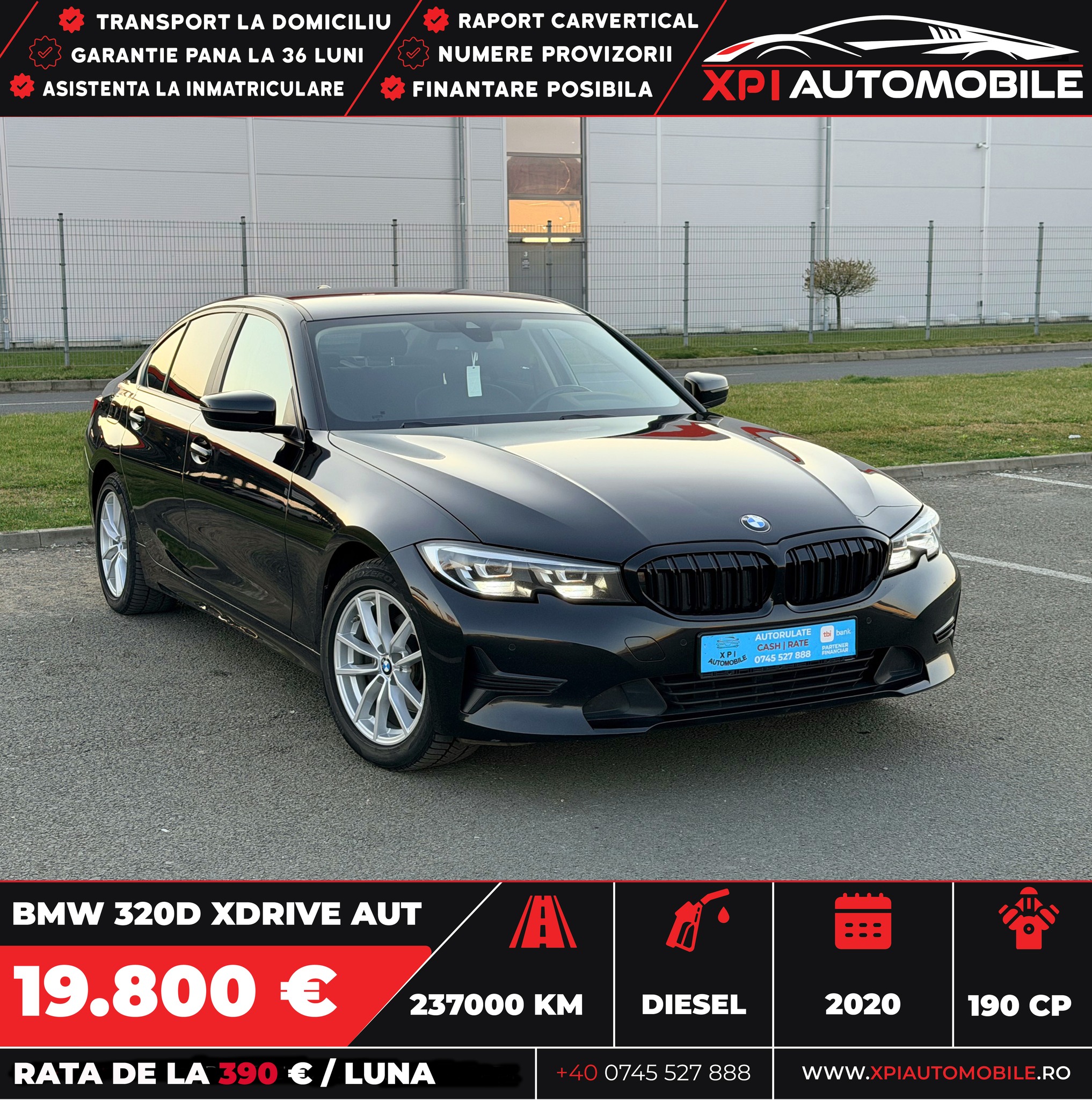 XPI Automobile Facebook ad: BMW 320D XDRIVE G20