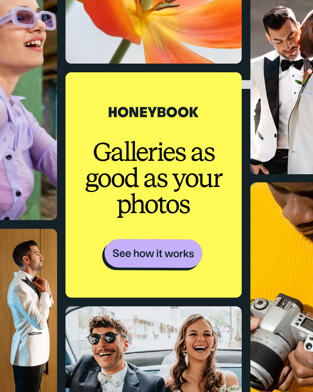 HoneyBook Facebook ad from Jul 12, 2026