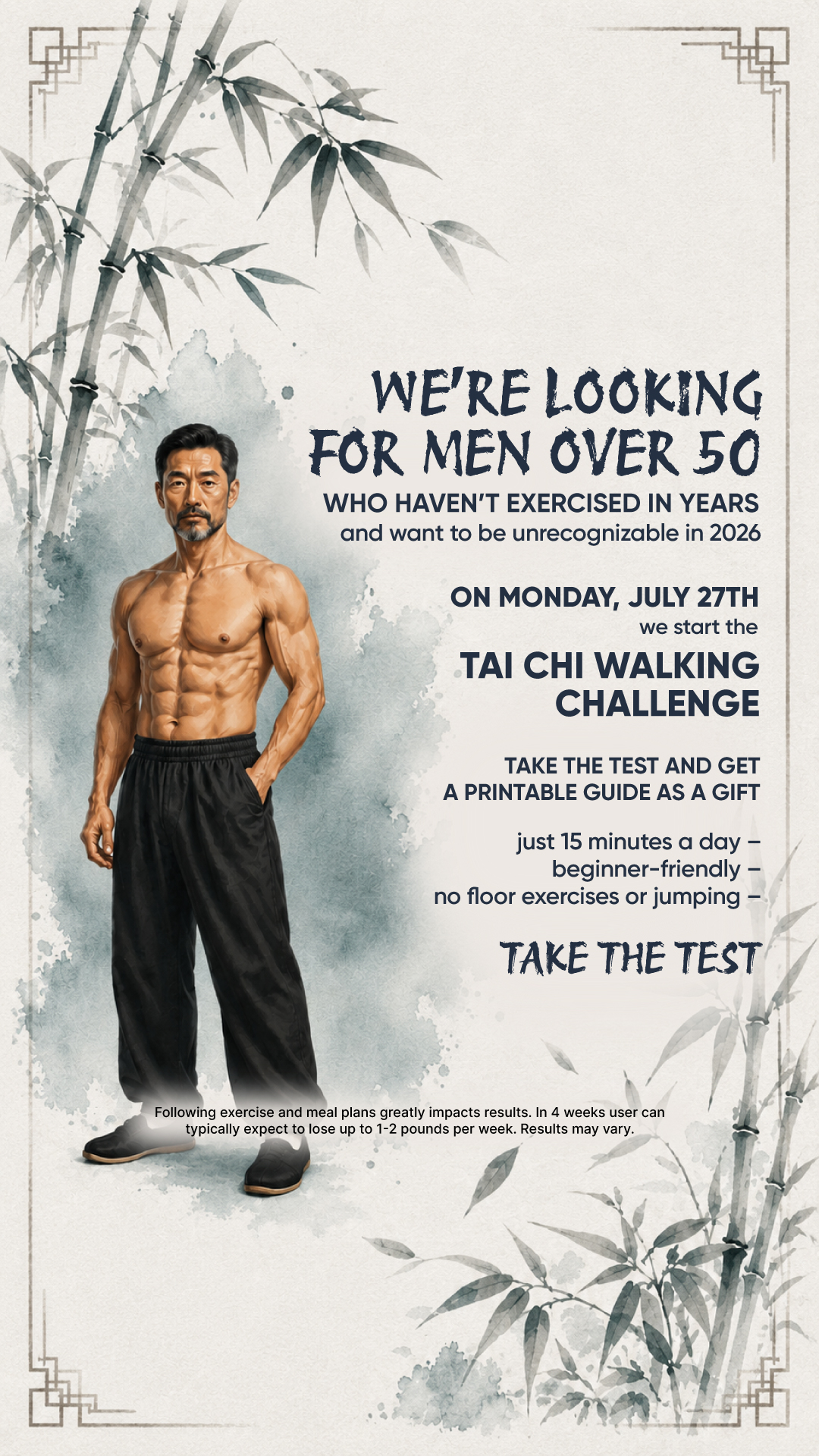 Michaelll Fitness Facebook ad