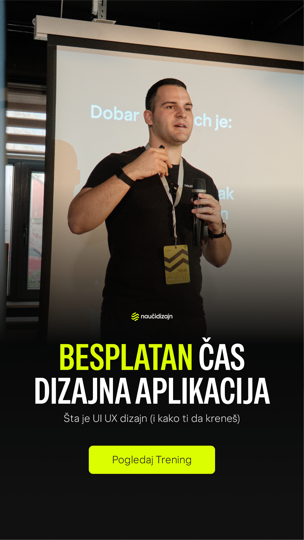 Nauči Dizajn Facebook ad from Jan 23, 2026