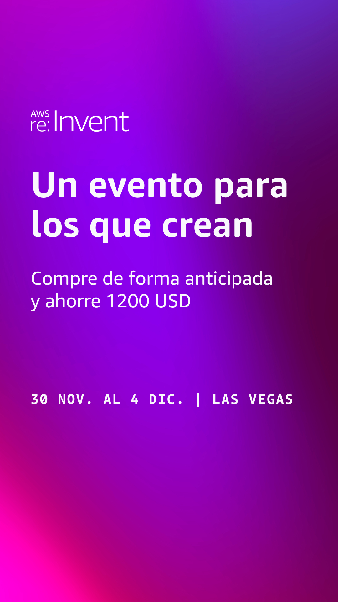 Amazon Web Services Facebook ad