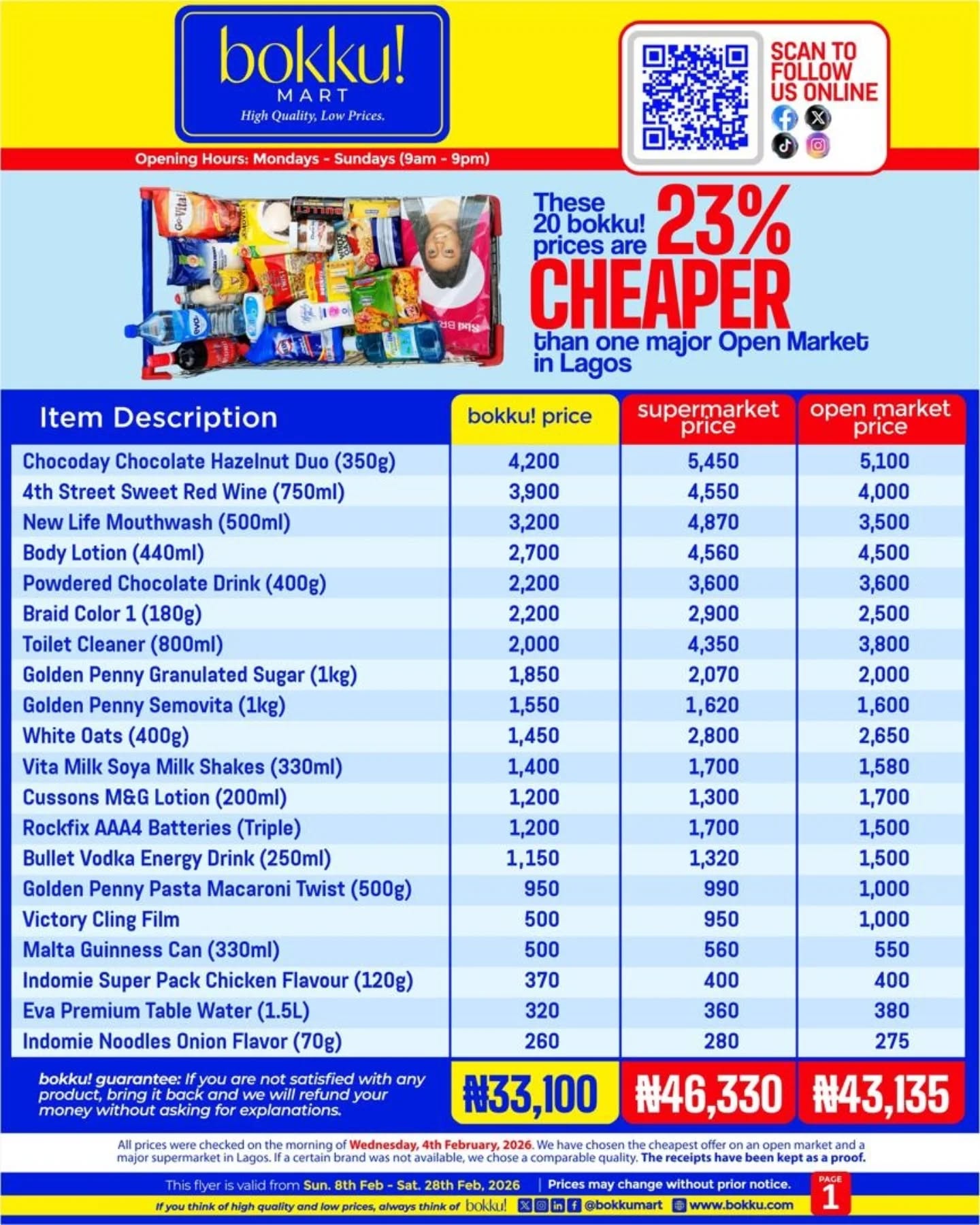 Bokkumart Facebook ad