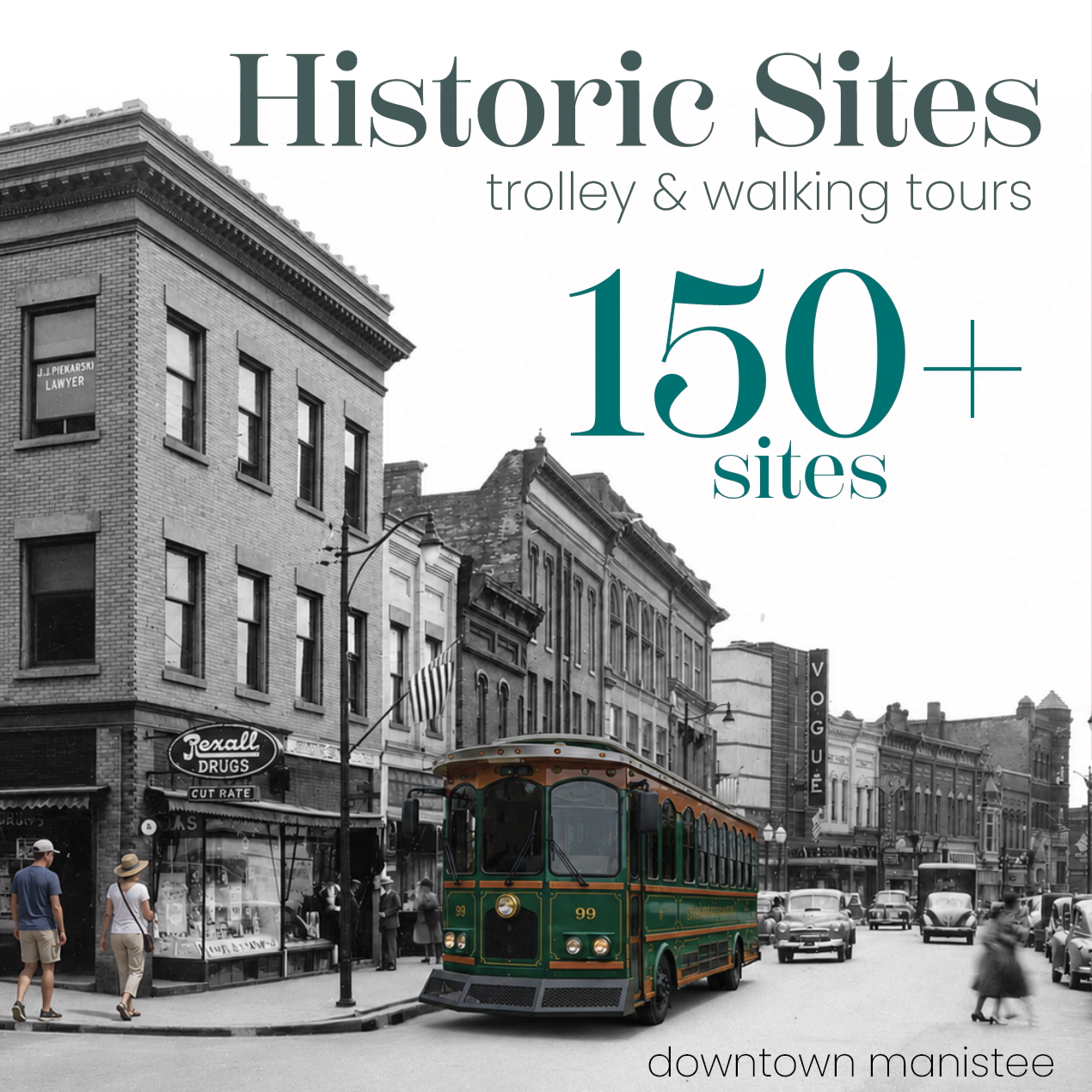 Manistee Tourism Facebook ad: Explore historic Manistee architecture