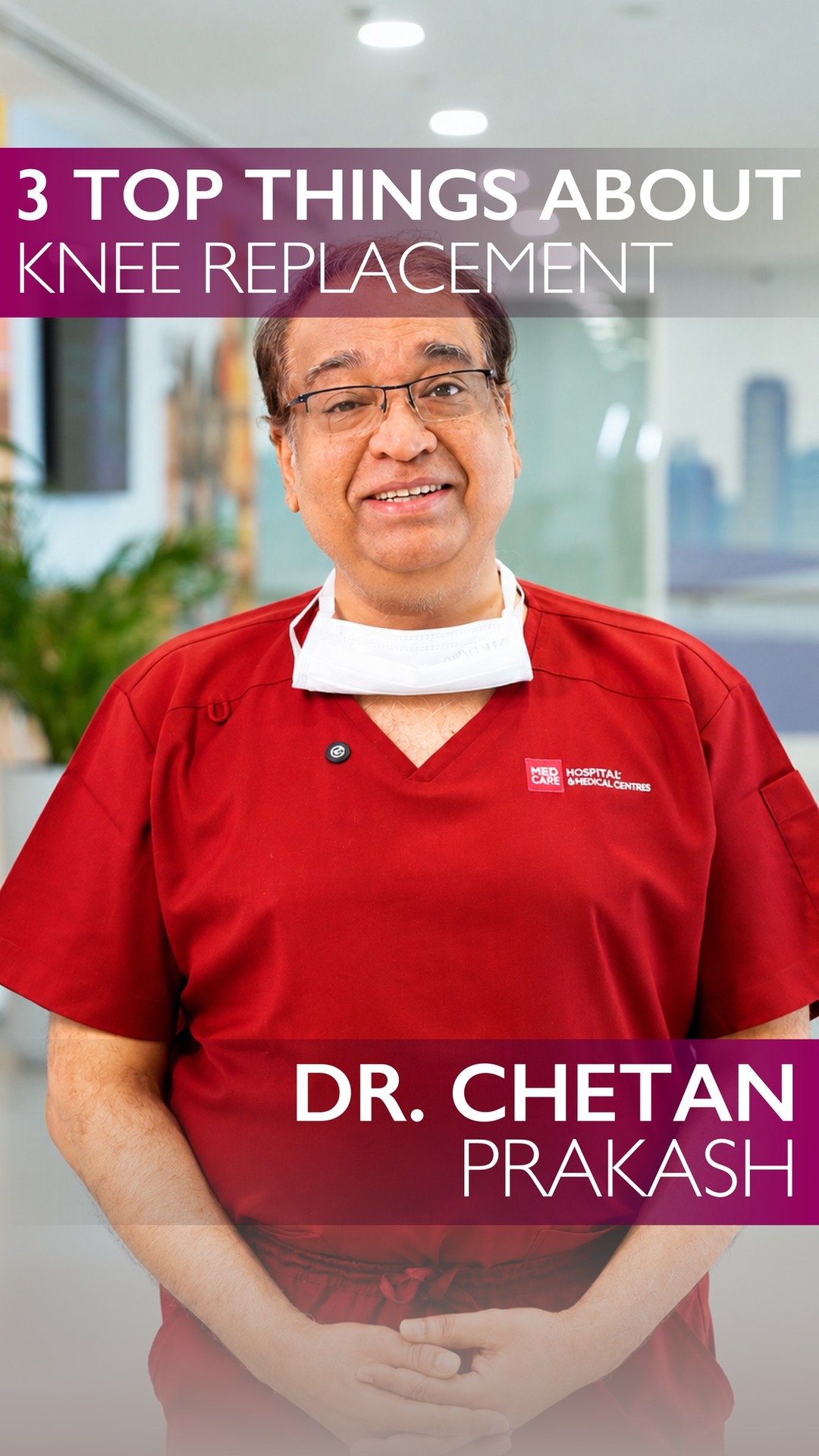 Medcare Facebook ad: There’s more to a Knee Replacement than surgery!