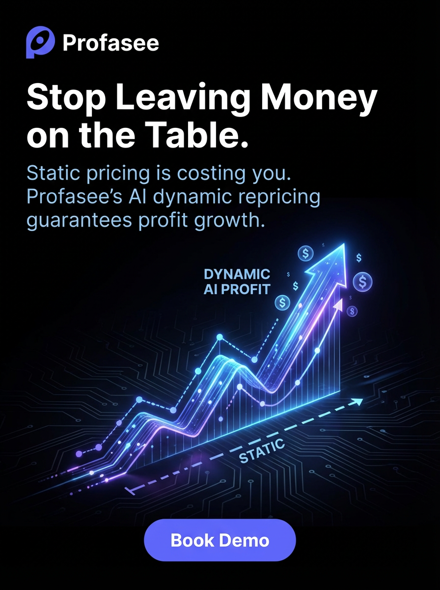 Profasee Facebook ad: Break Free from Guesswork Pricing