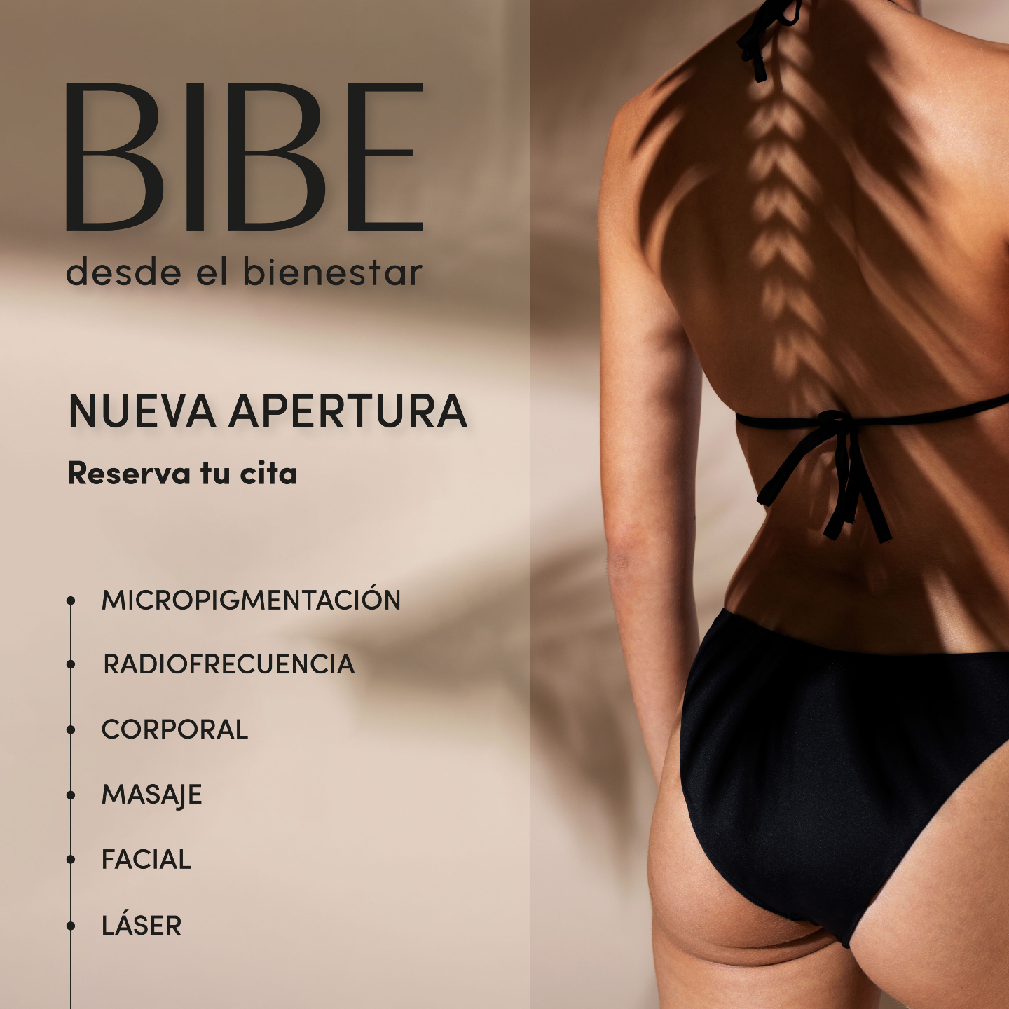 BIBE desde el bienestar Facebook ad: Muy pronto llega BIBE