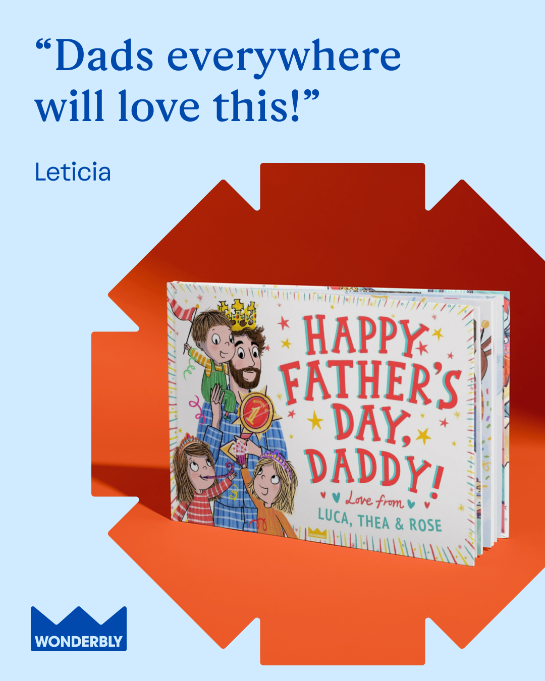 Wonderbly Facebook ad