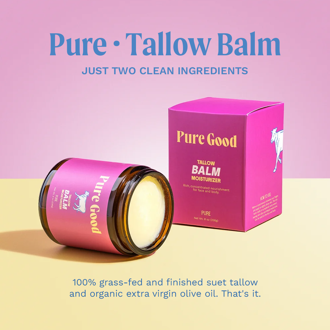 Pure Good Facebook ad: Just Two Clean Ingredients