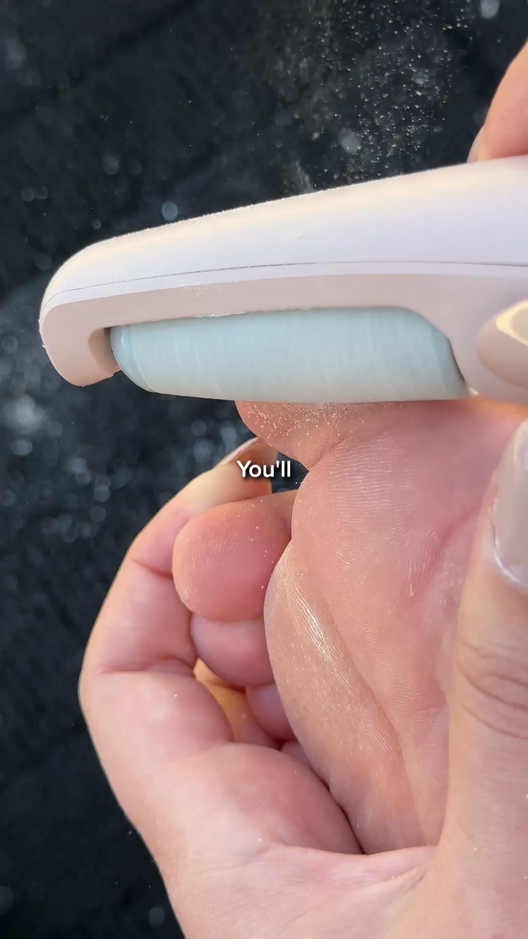 Nuvé Facebook ad: Baby soft feet in 5 minutes flat