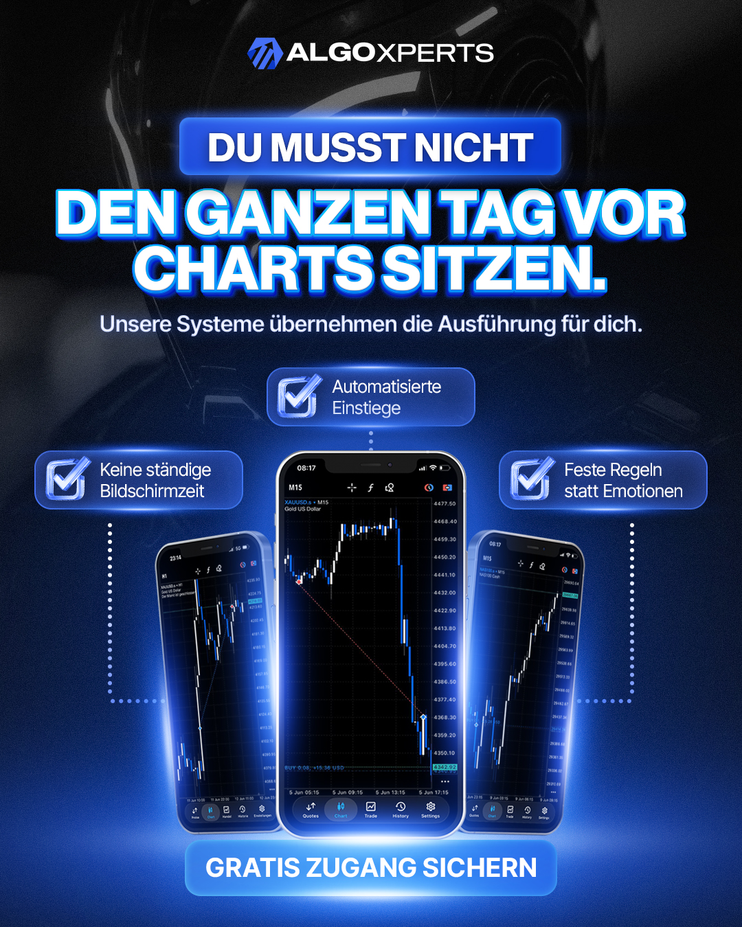 Algoxperts Facebook ad: Jetzt kostenlos starten