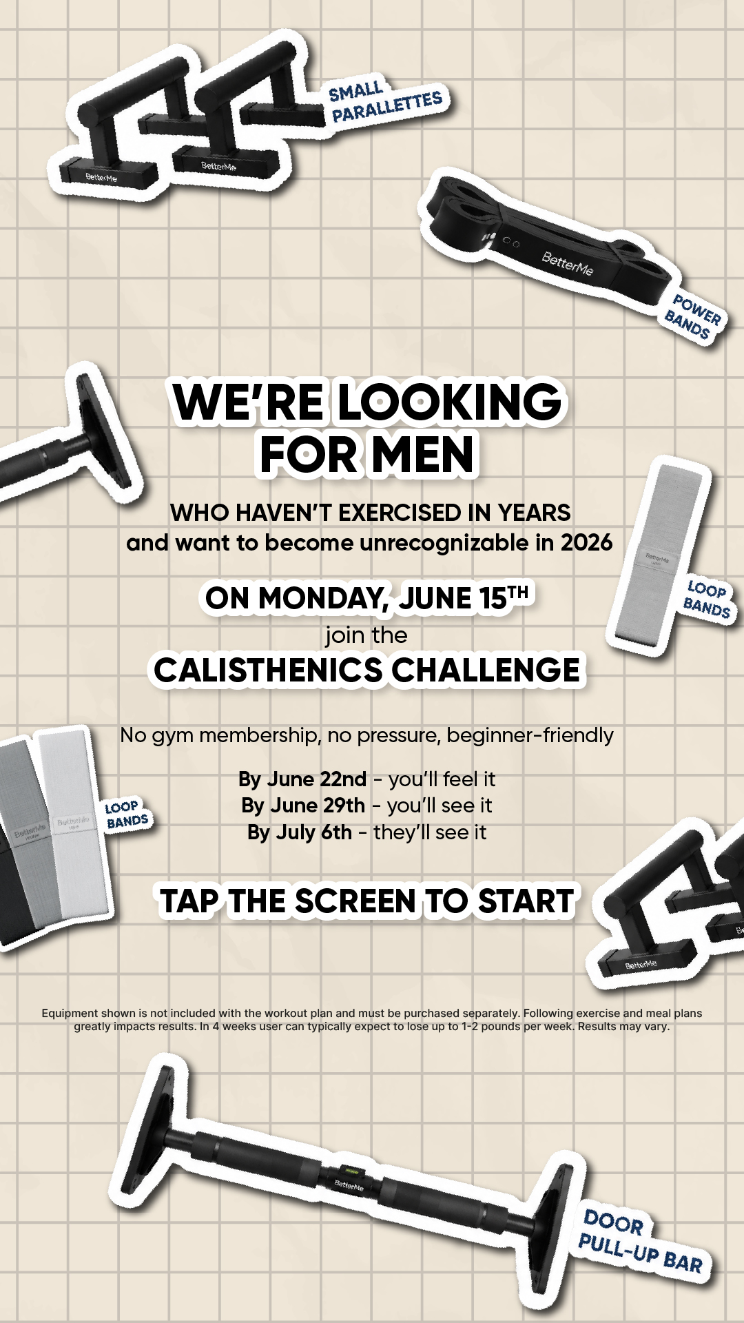 BetterMe Men Facebook ad