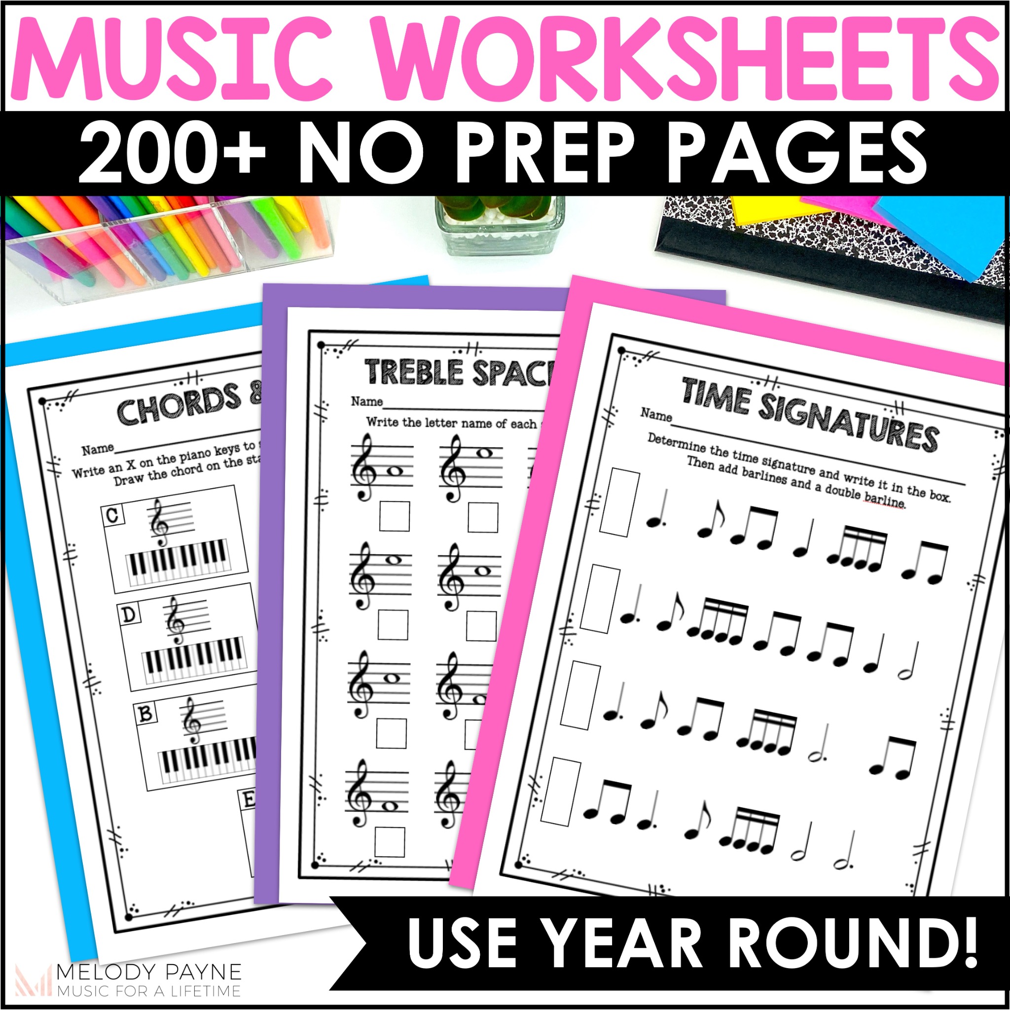 Melody Payne - Music for a Lifetime Facebook ad: Picture your music students becoming confident, excited…