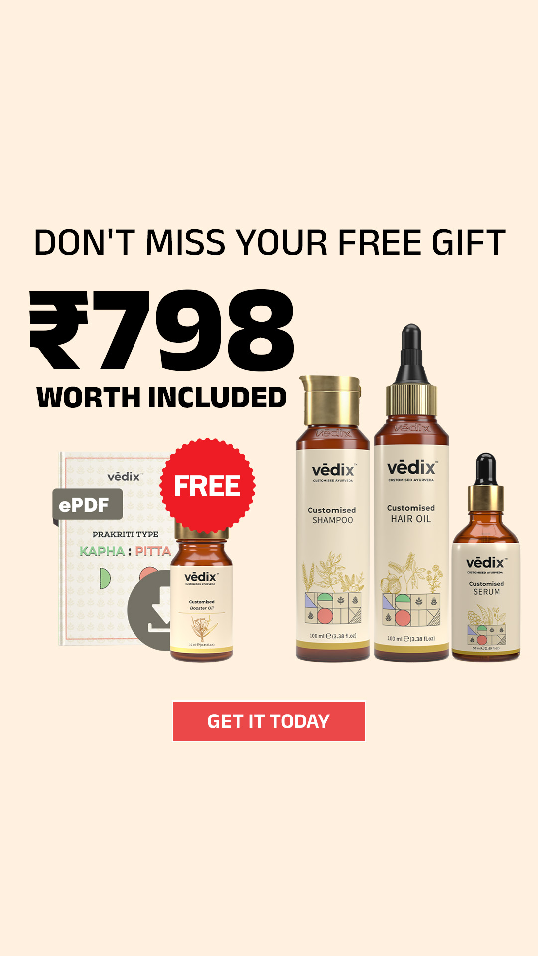 Vedix Ayurveda Facebook ad
