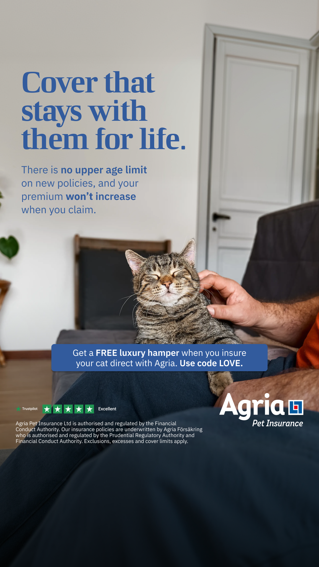 Agria Pet Insurance Facebook ad