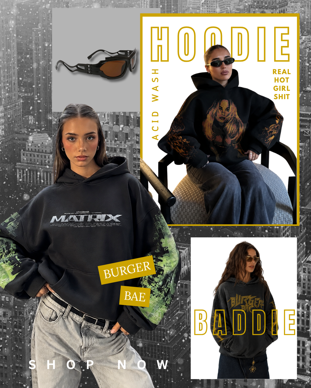 Burger.Bae Facebook ad: The hoodie your ex might steal