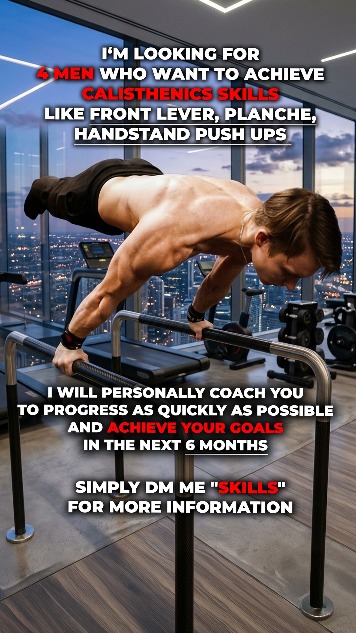 Lauris Leikarts Facebook ad: SEND ME A DM SKILLS IF YOU MEET…