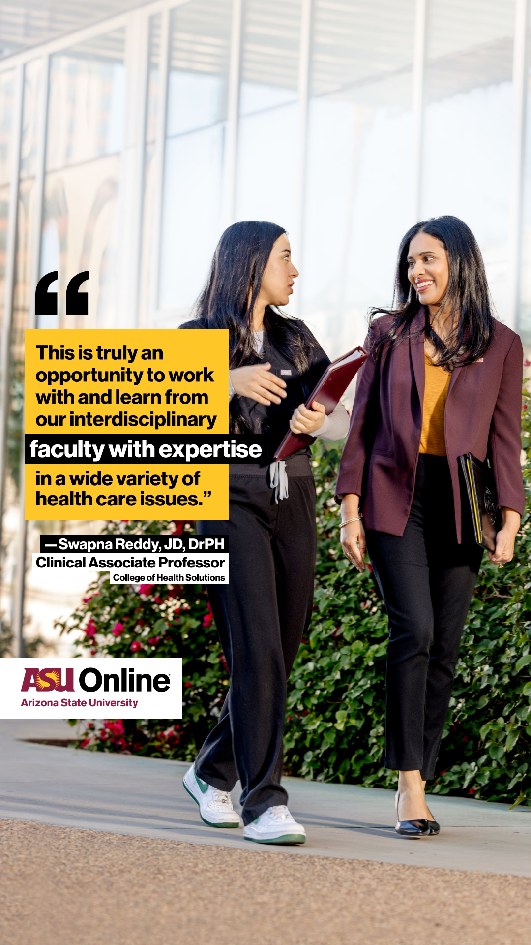 ASU Online Facebook ad
