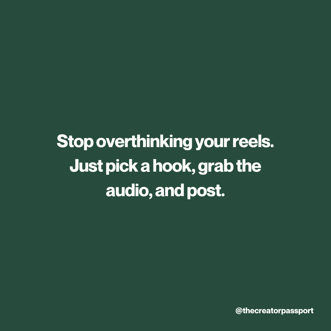 The Creator Passport Facebook ad: Get your time back: stop scrolling, batch content, and…