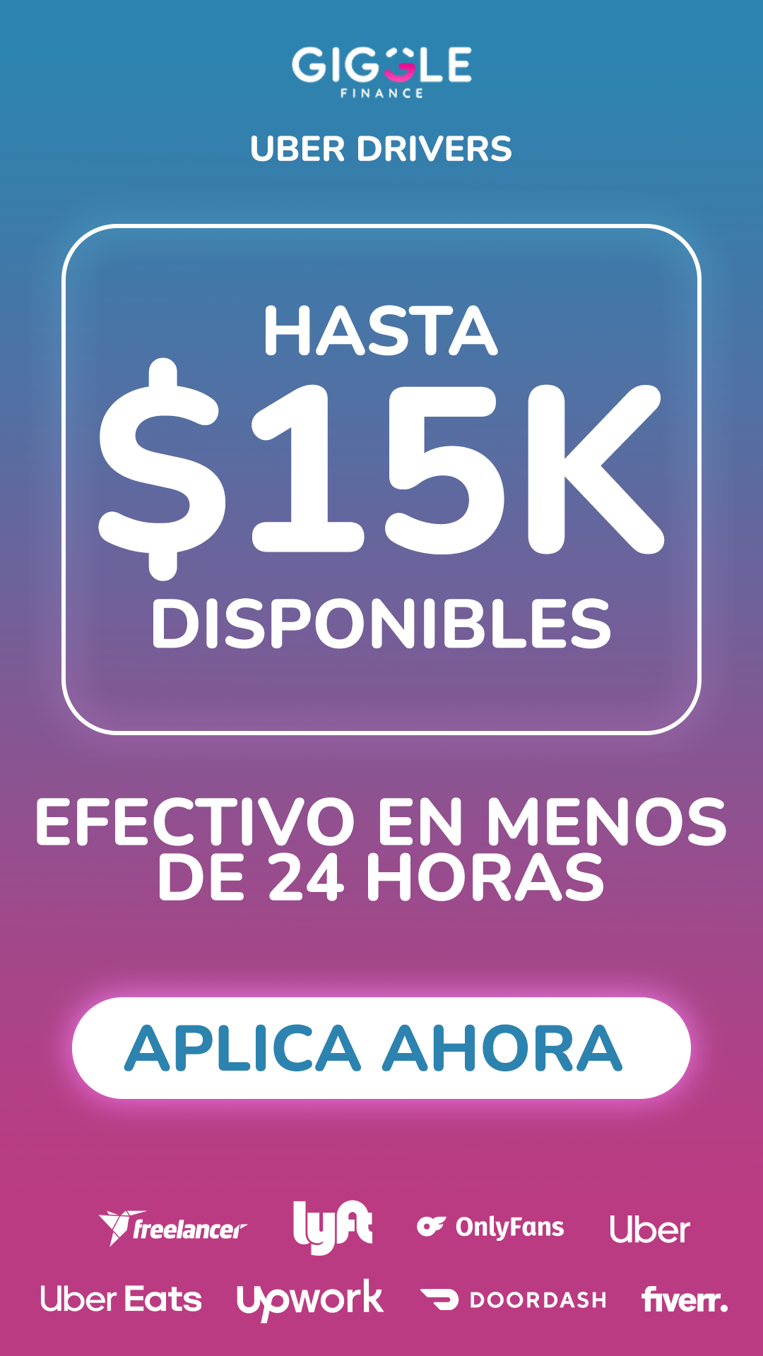 Giggle Finance Facebook ad