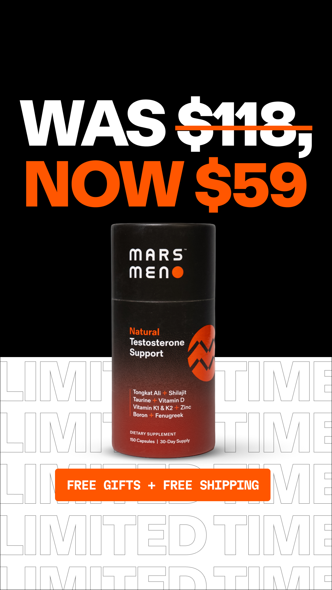 Mars Men Facebook ad