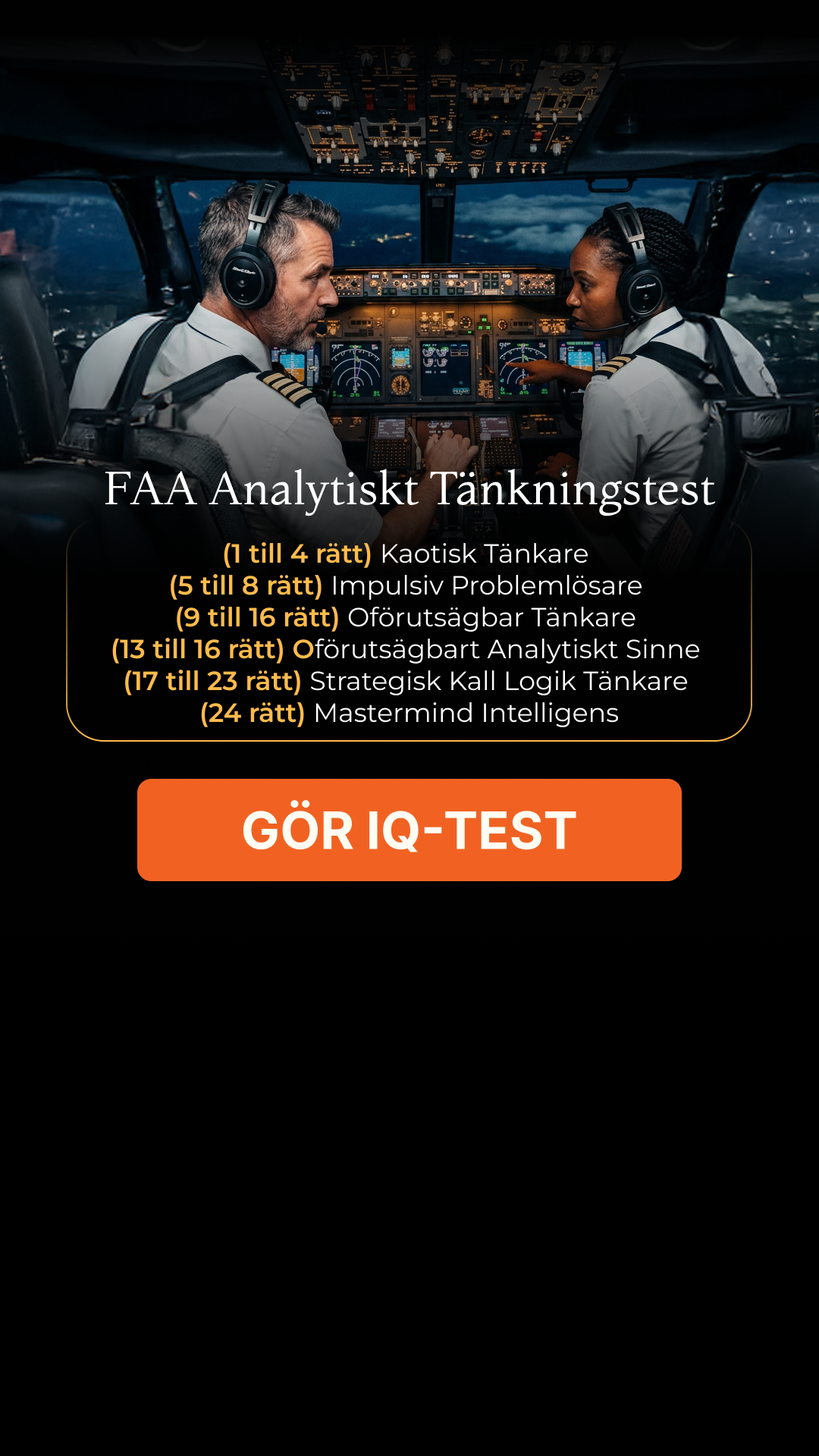 My IQ Facebook ad