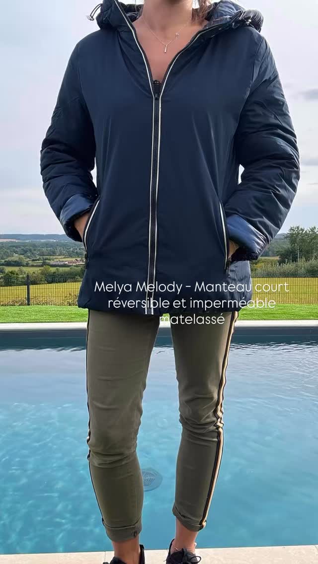 Le petit placard Facebook ad: Melya Melody - Manteau court réversible et imperméable…