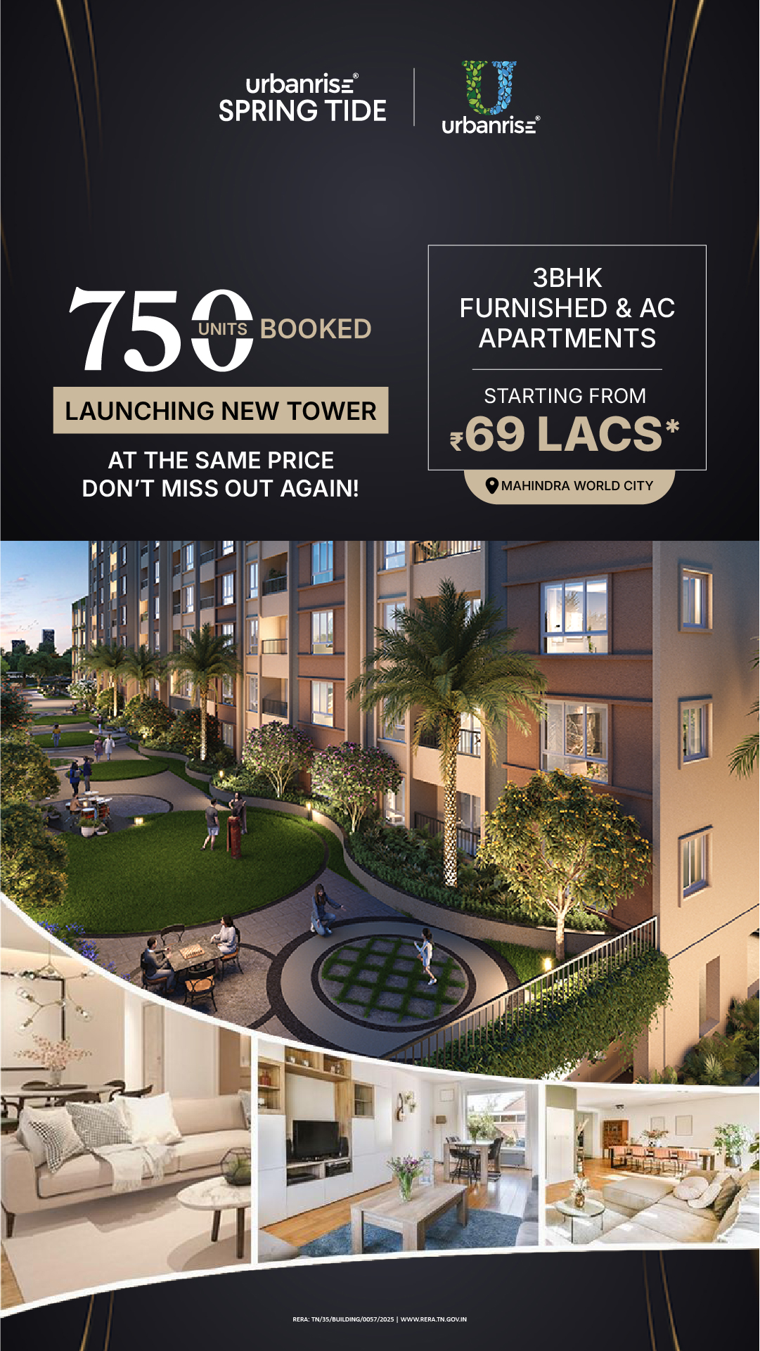 Mahindra World City Apartments Facebook ad