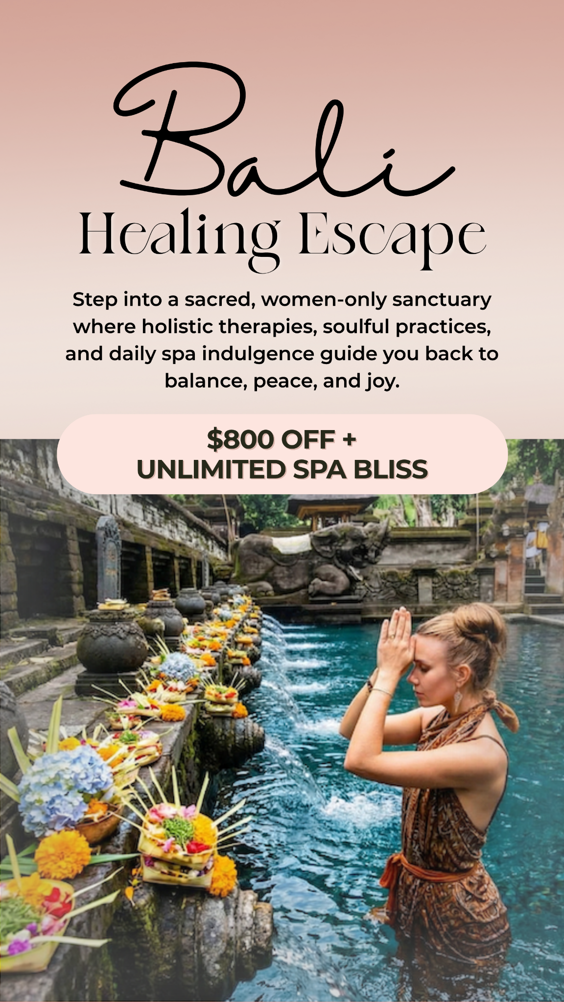 Goddess Retreats Facebook ad
