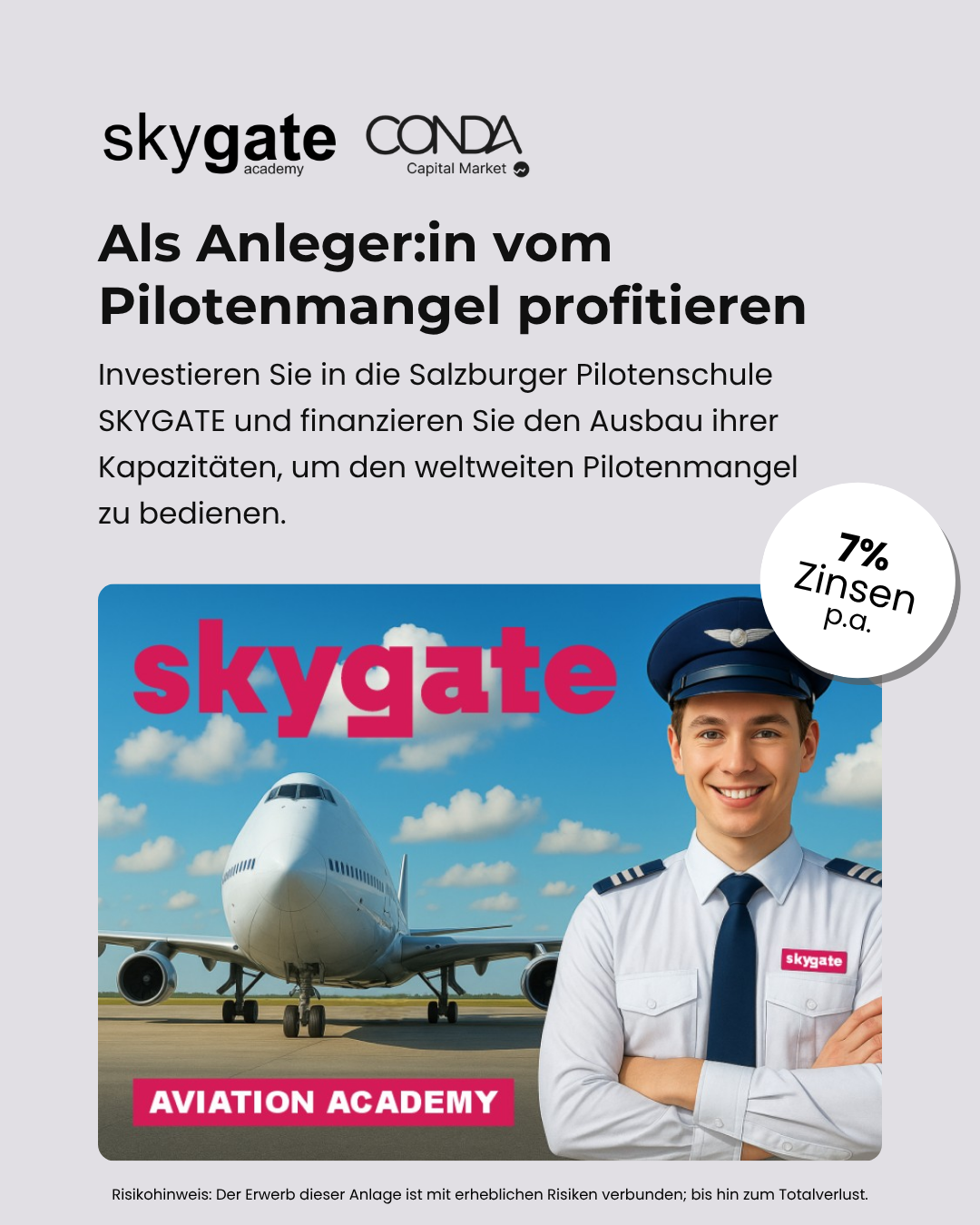 CONDA Facebook ad