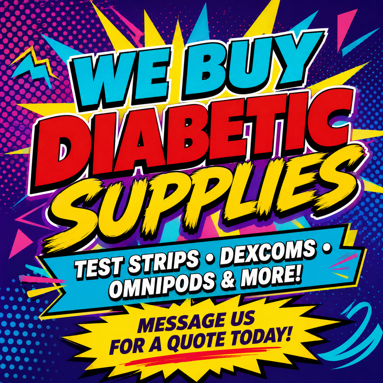 Test Strip Depot- Cash For Diabetic Supplies  Facebook ad