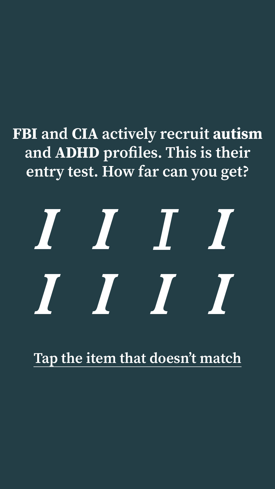 Brain Health Check Facebook ad