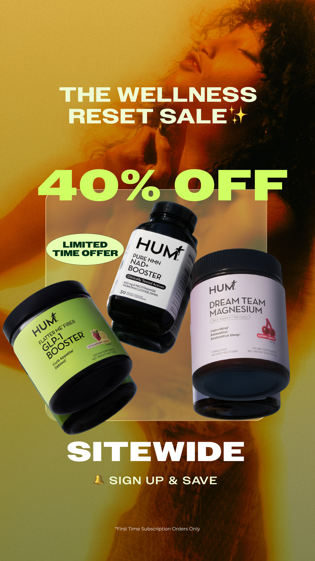 HUM Nutrition Facebook ad