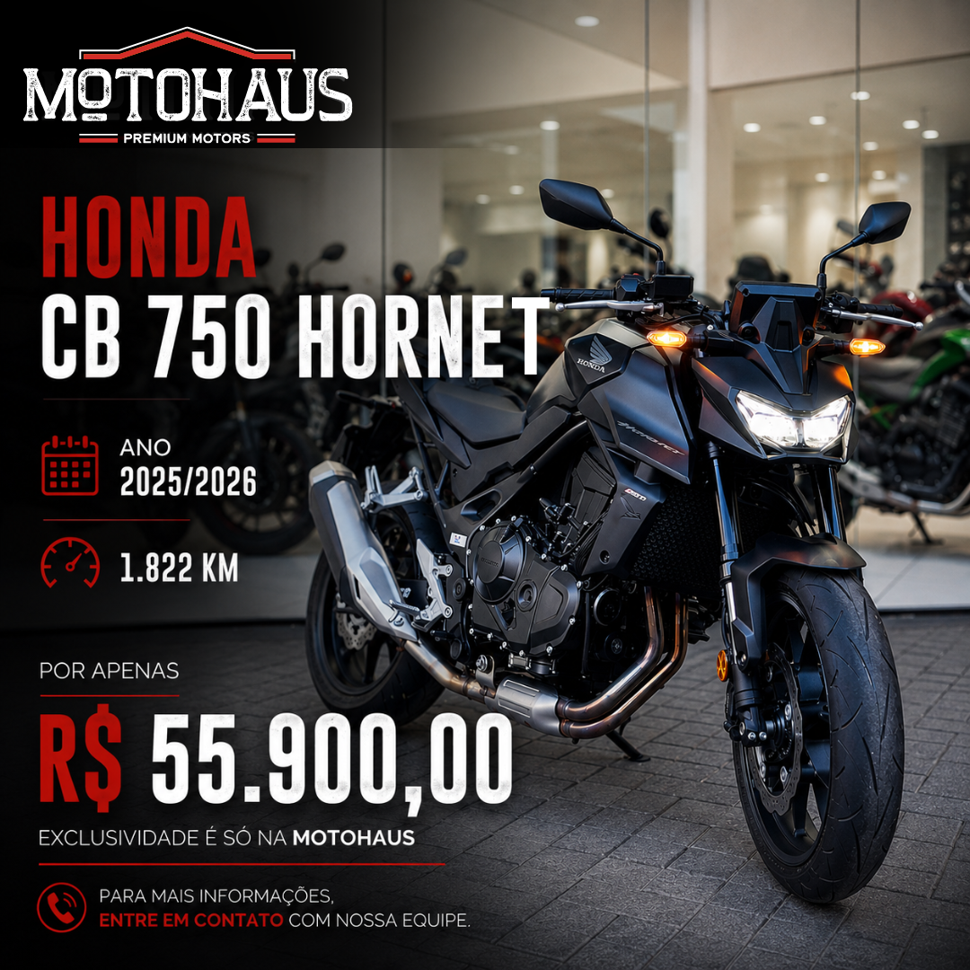 MotoHaus Facebook ad: CB 750 HORNET 2026