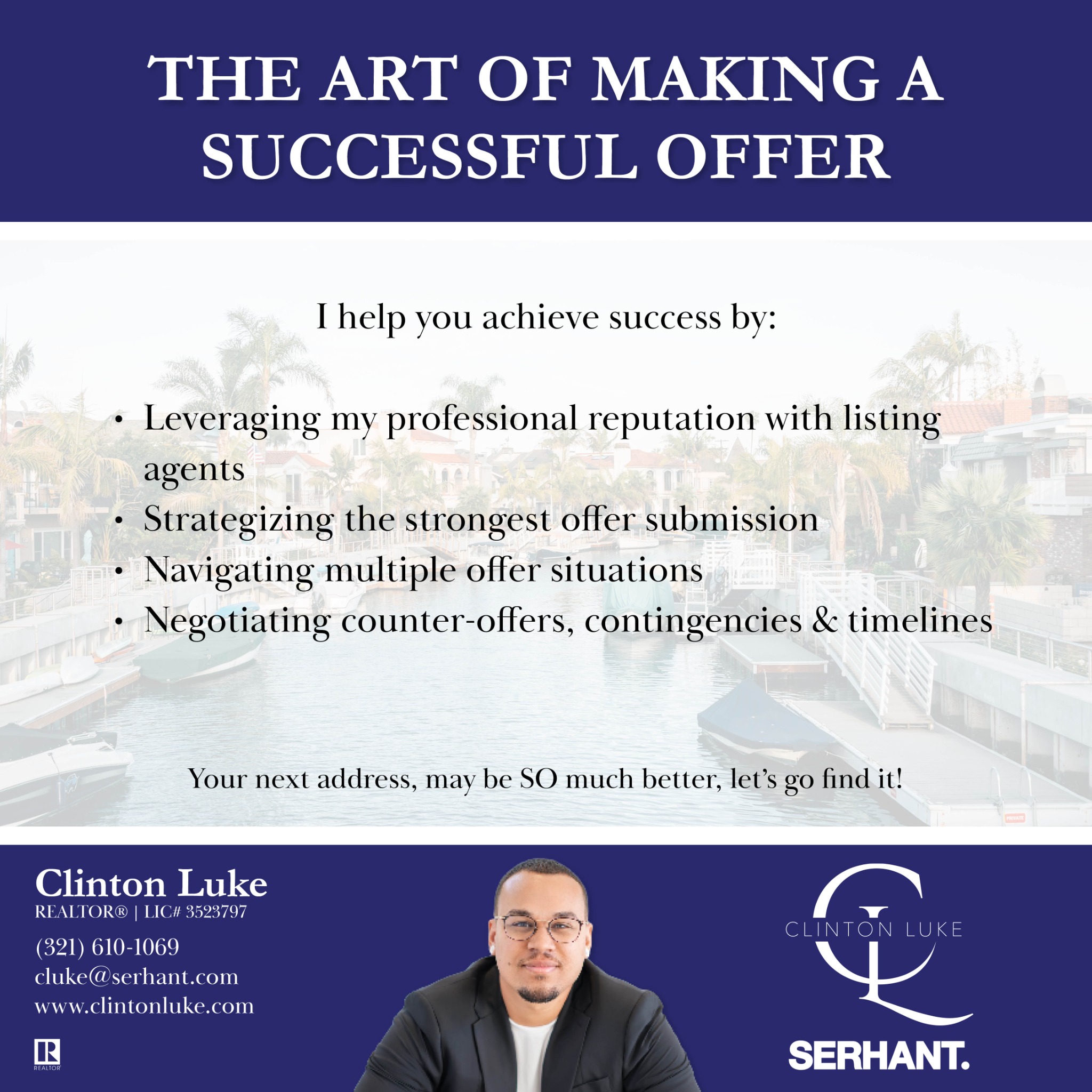 Clinton Luke, Realtor Facebook ad