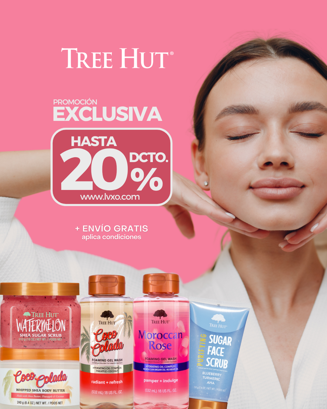 Tree Hut Ecuador Facebook ad: Descubre el secreto para tu piel - Tree Hut
