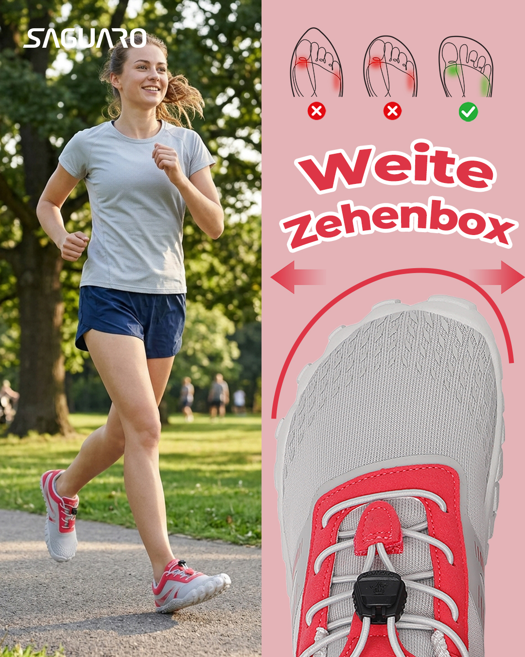 Saguaro De Facebook ad: Barfußschuhe für den ganzen Tag, leicht & natürlich