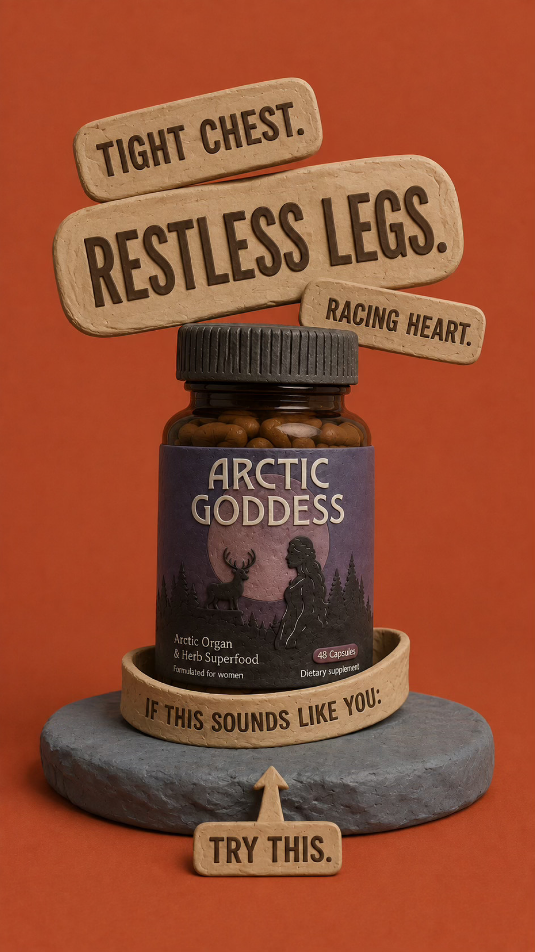 Arctic Goddess Facebook ad