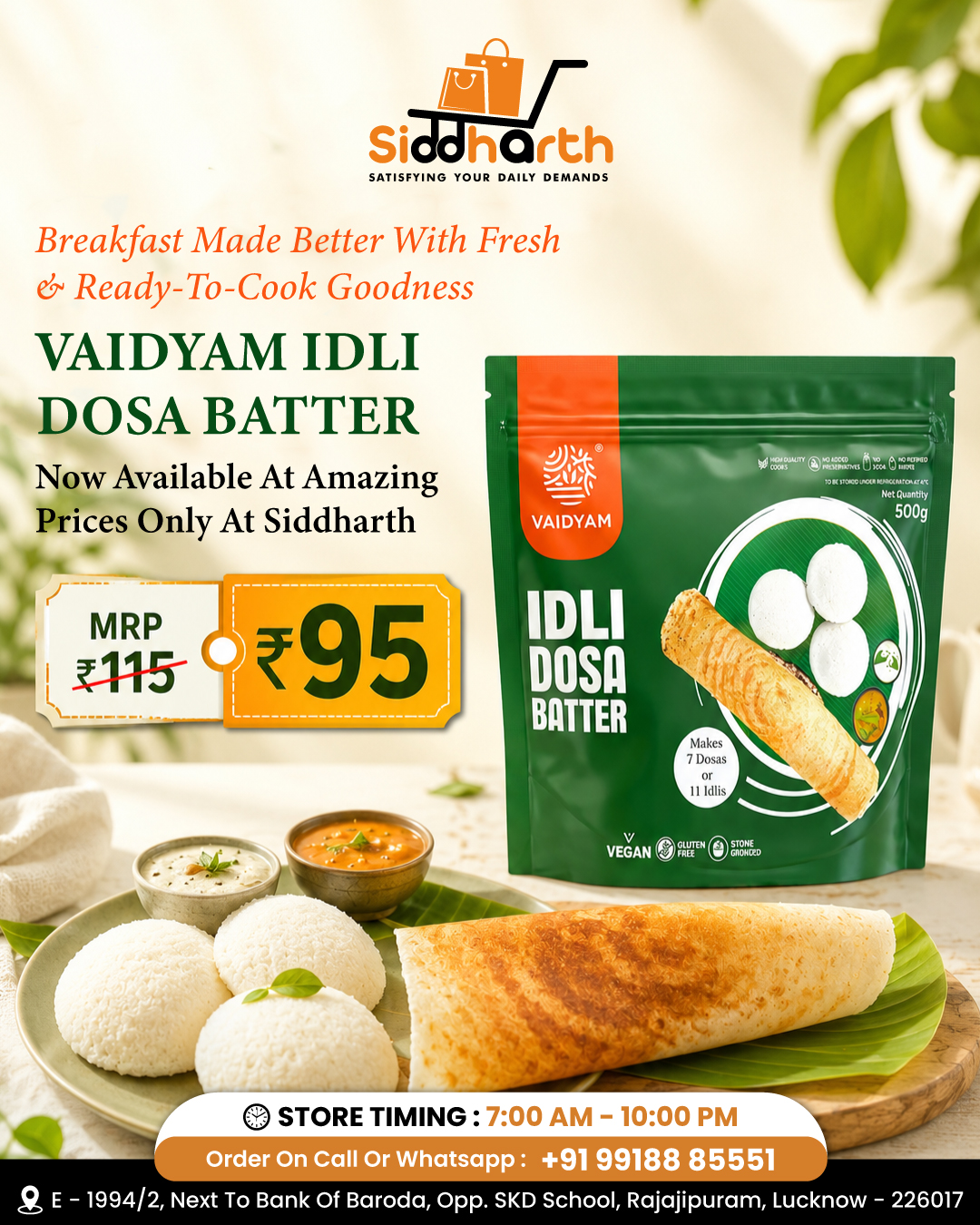 siddharth__smart Facebook ad: Enjoy Fresh, Authentic South Indian Breakfasts with…