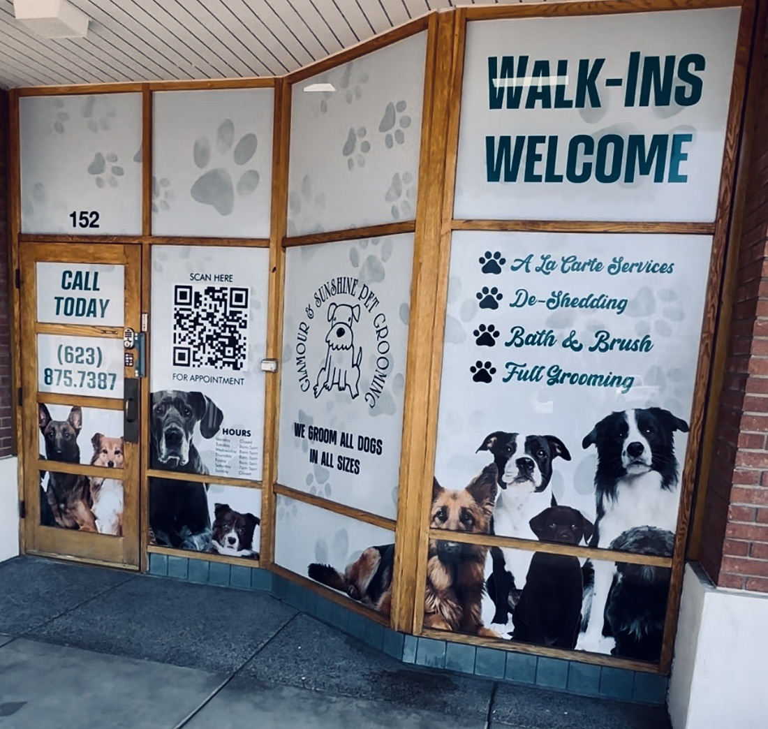 Glamour & Sunshine Pet Grooming Facebook ad: Dog Grooming Spa in business for over 15…