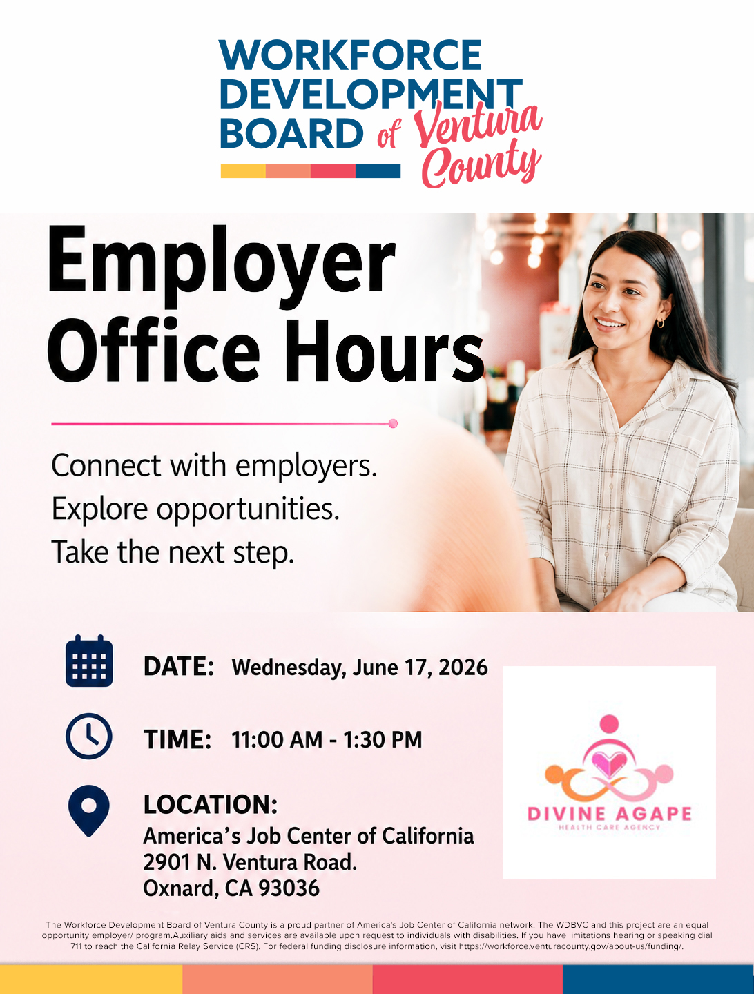 Workforce Development Board of Ventura County Facebook ad: Looking for your next career opportunity?