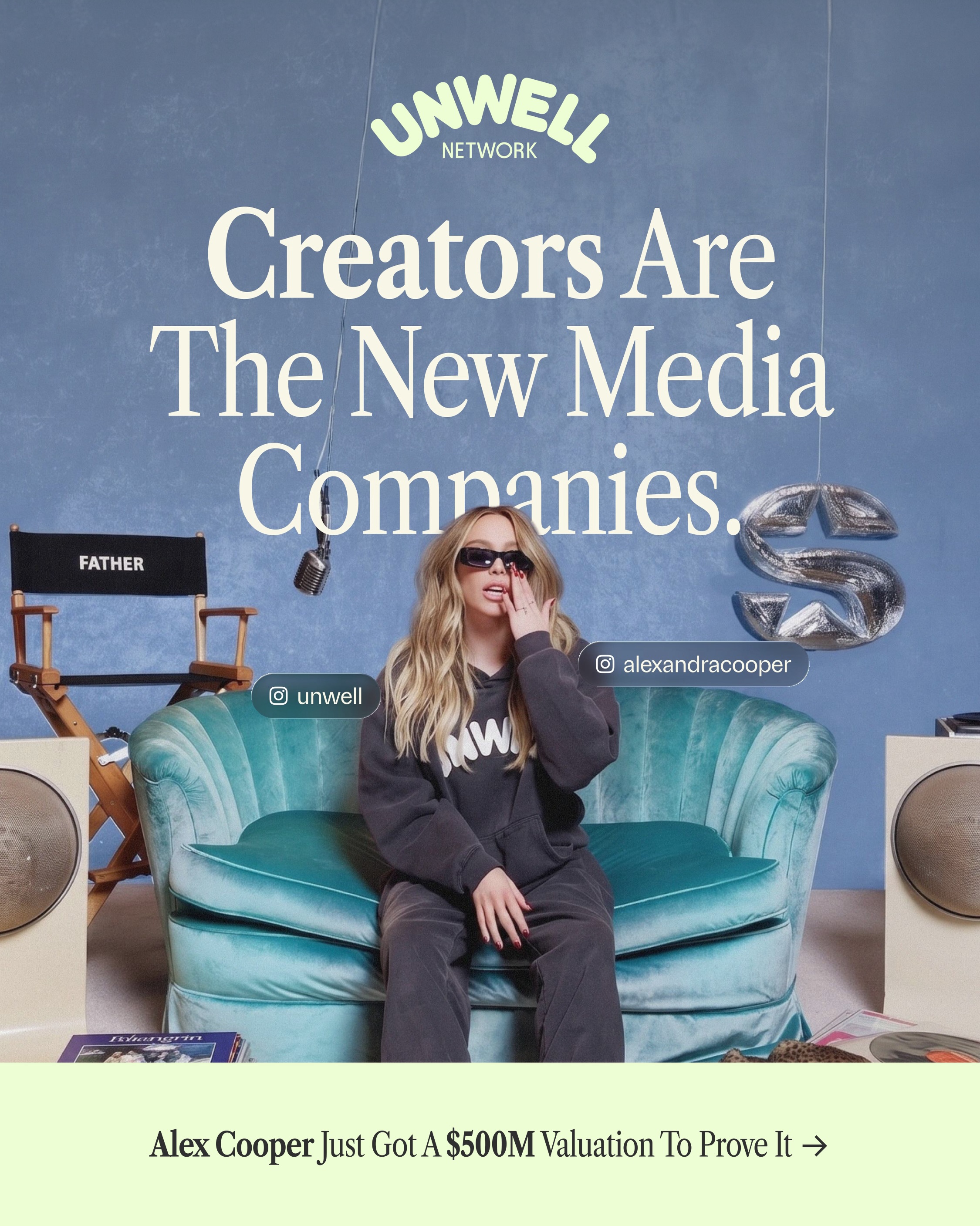 Camille Moore Facebook ad: Creators are the new media companies.