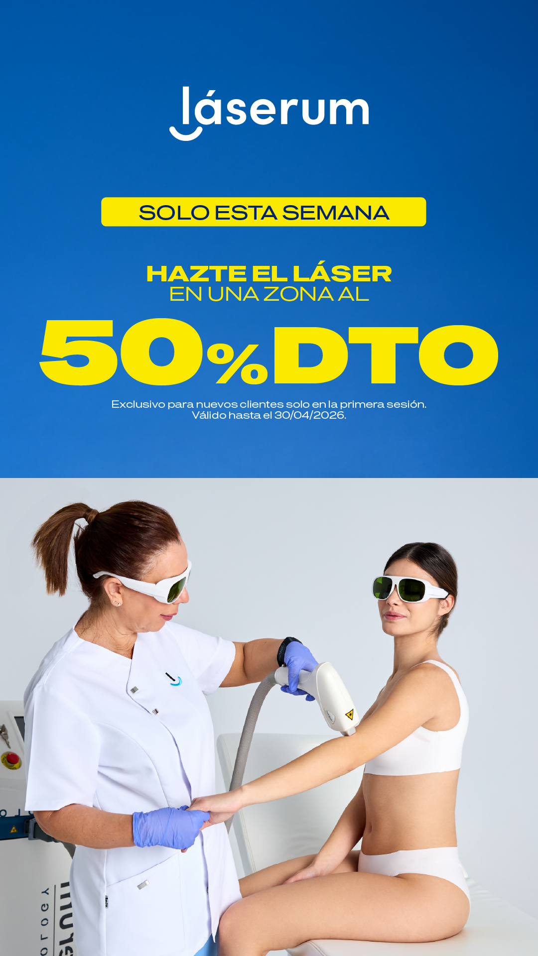 Láserum Facebook ad from May 27, 2026