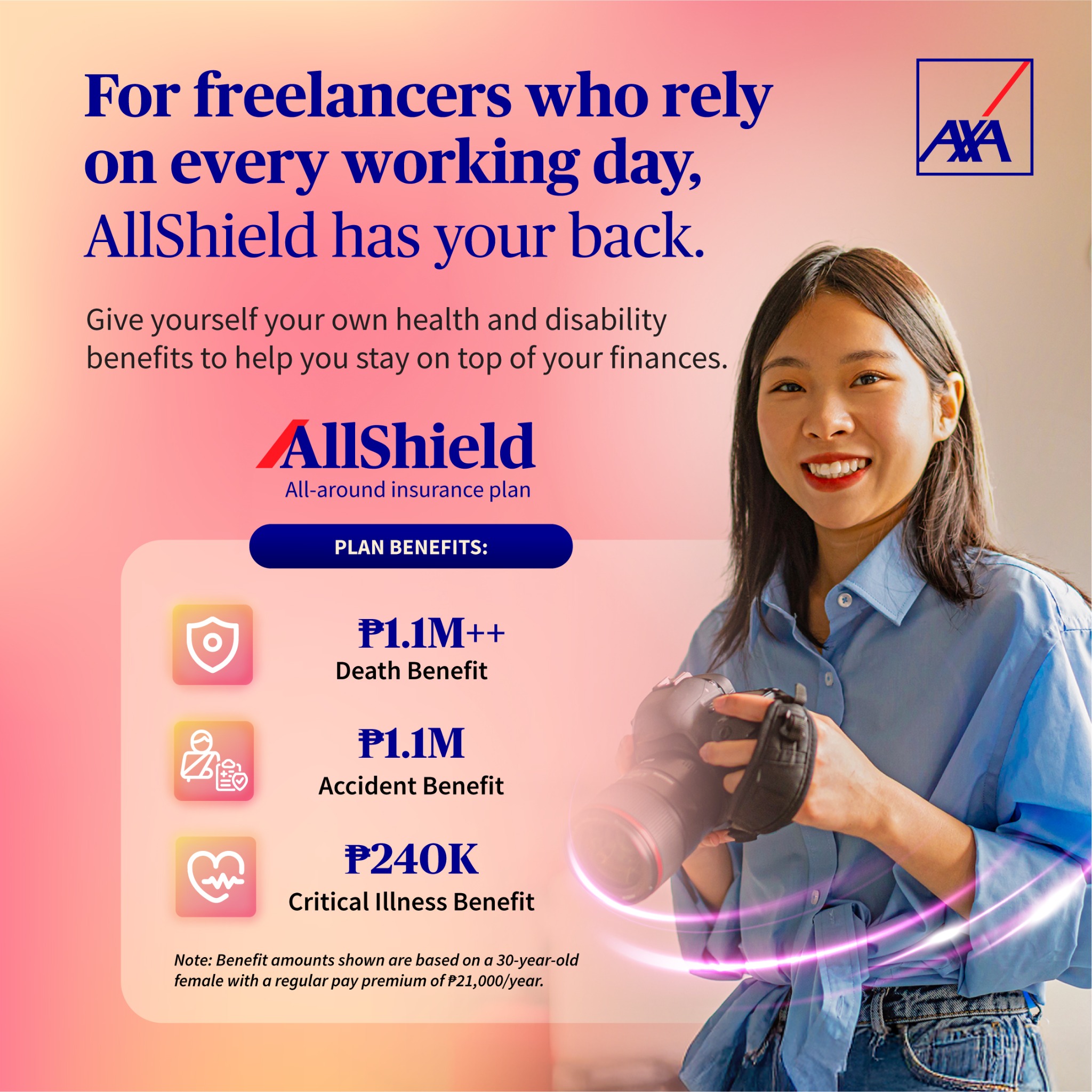 AXA Philippines Facebook ad
