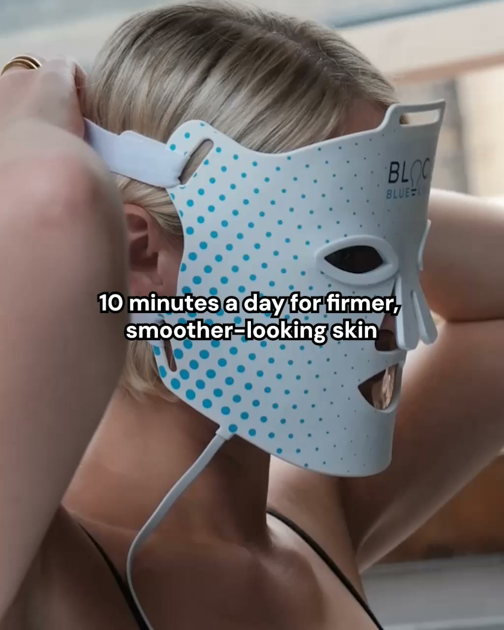 BlockBlueLight Facebook ad: Advanced Light for Visible Skin Renewal