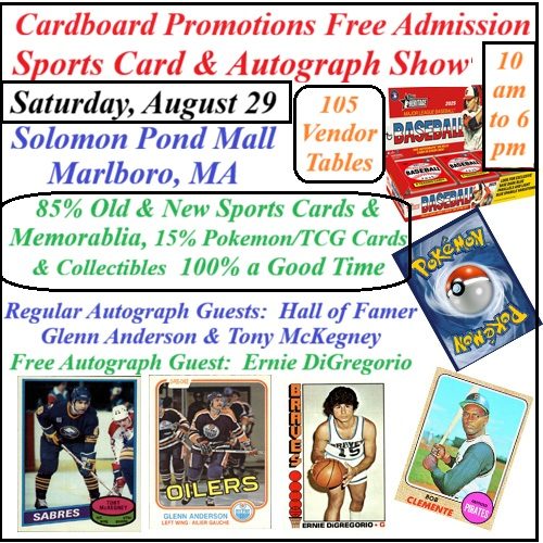 Cardboard Promotions Sports Card Shows & Autograph Signings Facebook ad: Thanks for the great turnout at our 1st…