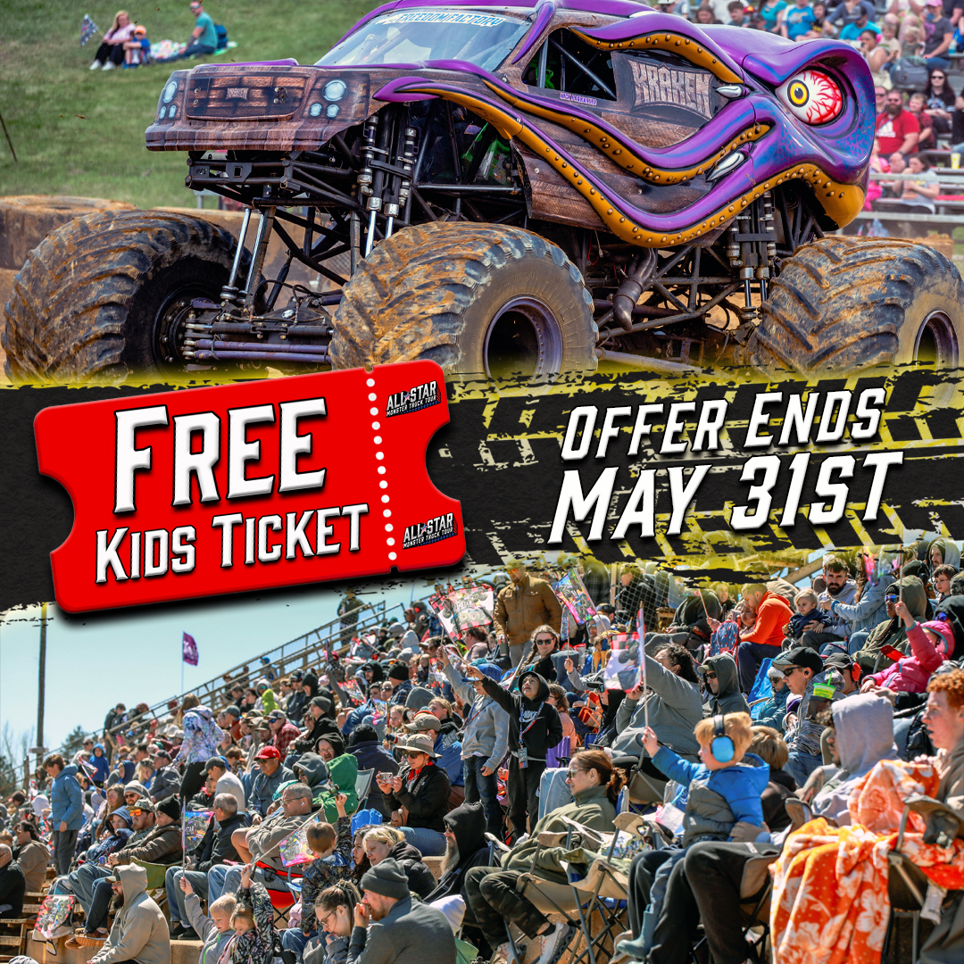 All Star Monster Truck Tour Facebook ad