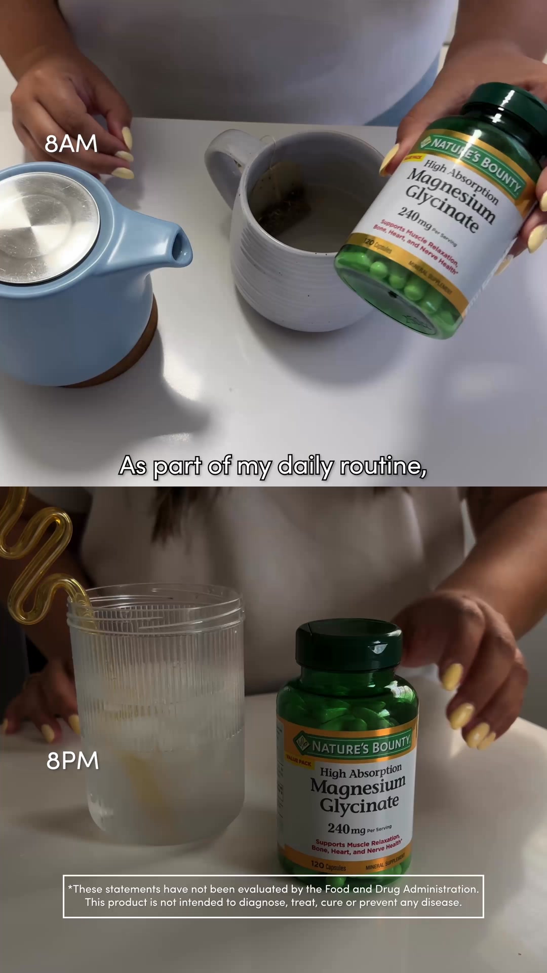 Nature's Bounty Facebook ad: Support the Body That Supports You