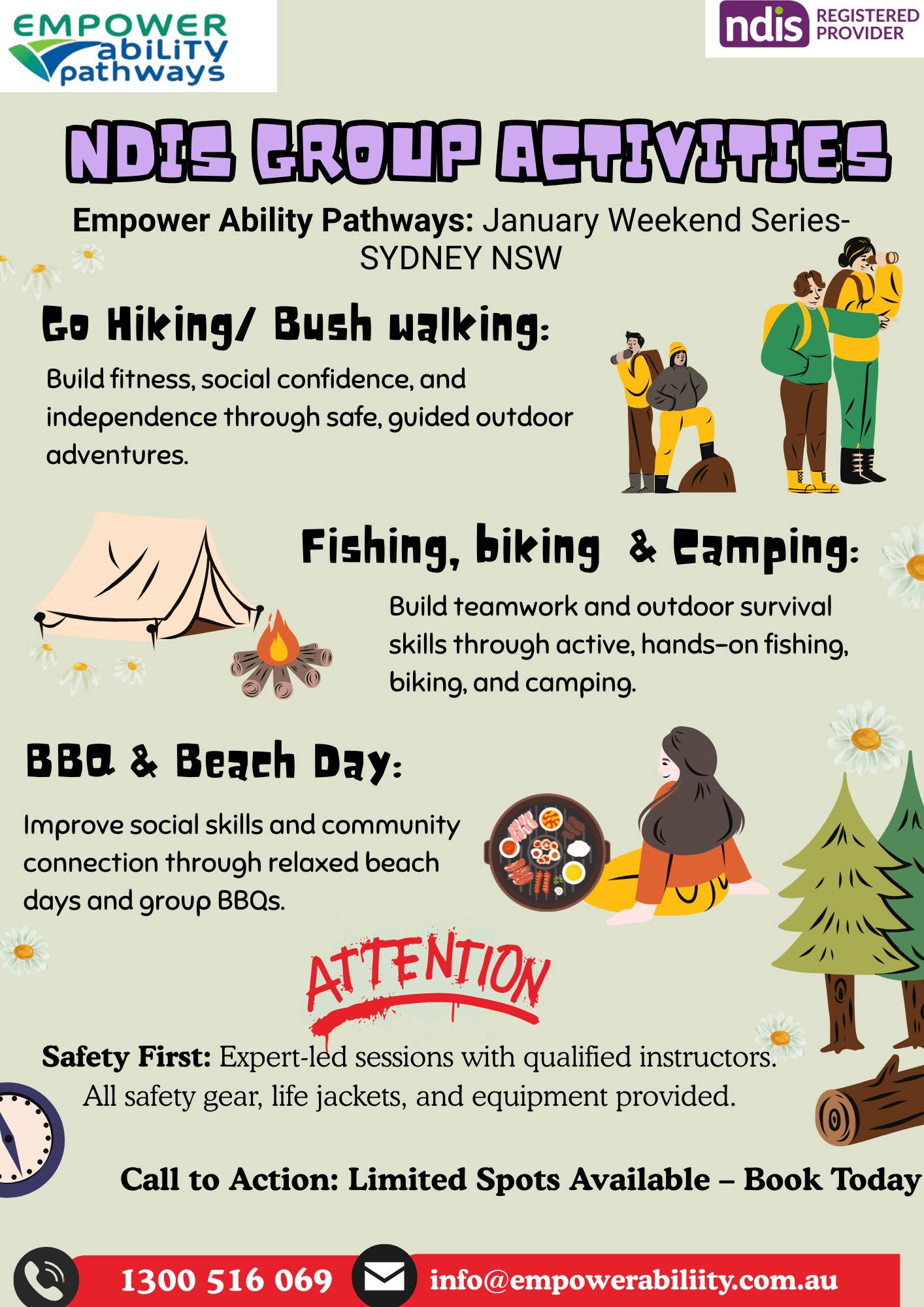 Empower Ability Pathways. Facebook ad: New Year, New Skills!