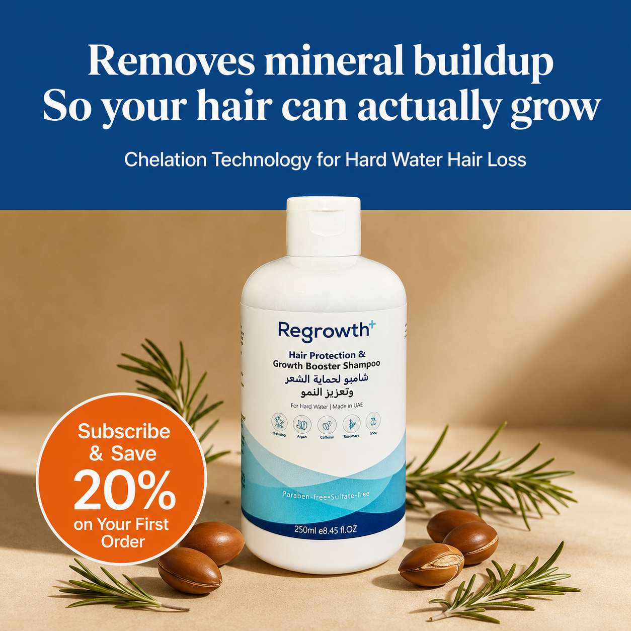 Regrowth+ Facebook ad