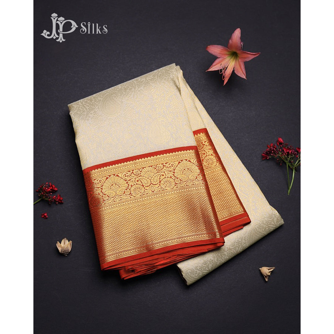 JP Silks Facebook ad: Deep Purple Elegance with a Touch of Peach
